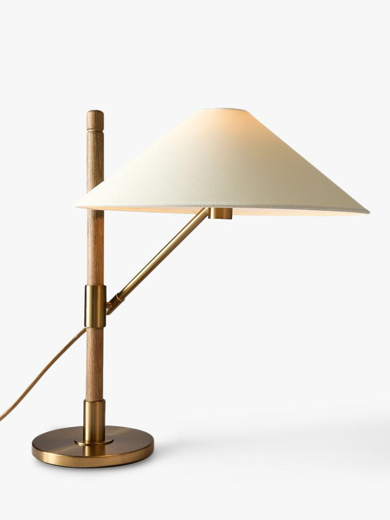 West Elm Devon Table Lamp in Antique Brass, UK version