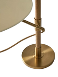 West Elm Devon Table Lamp in Antique Brass, UK version