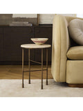 West Elm Fay side table warm brass, imported from the UK
