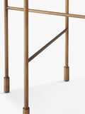 West Elm Fay side table warm brass, imported from the UK