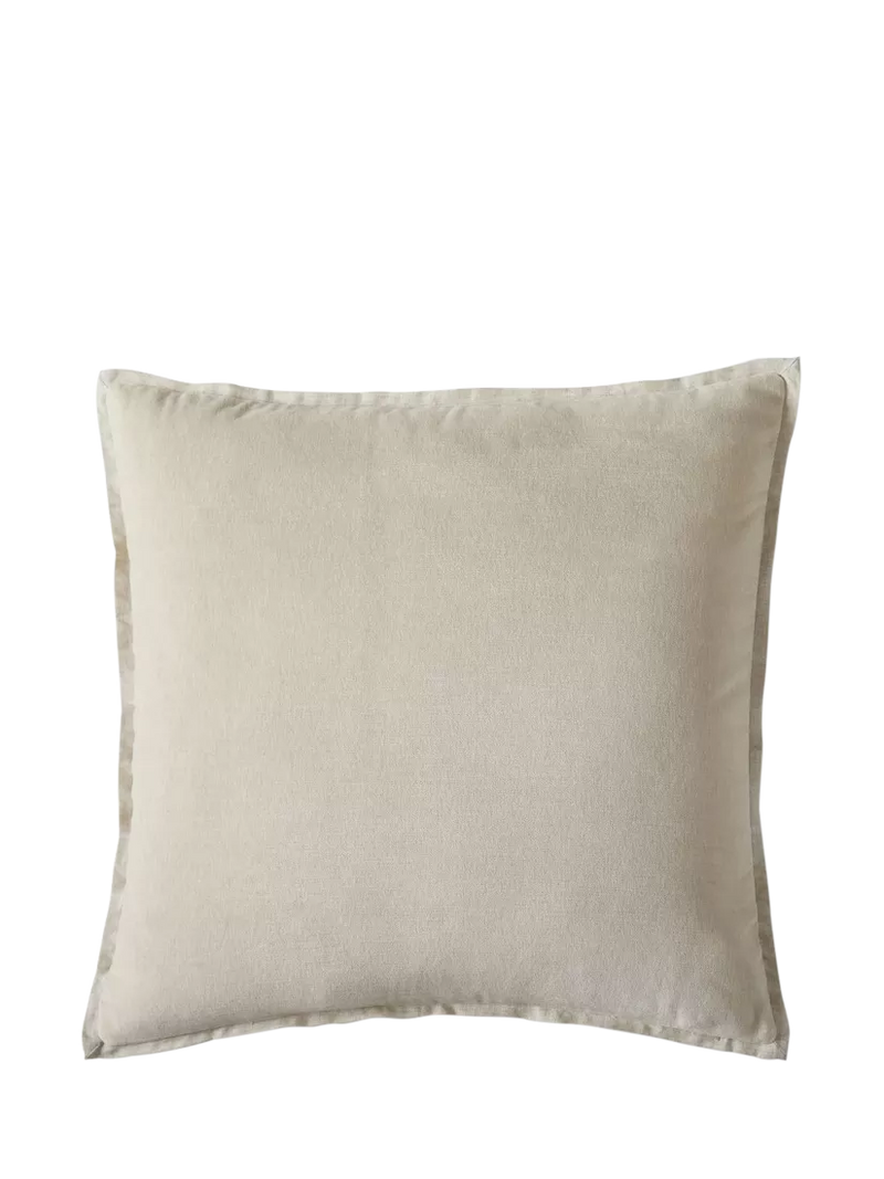 West Elm velvet cushion cover Sand, imported from the UK