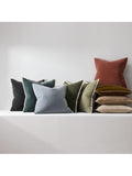 West Elm velvet cushion cover Sand, imported from the UK