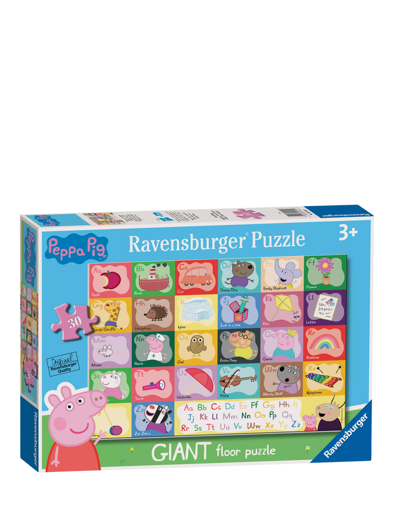 Peppa Pig alphabet floor jigsaw puzzle 30 piece, imported from the UK