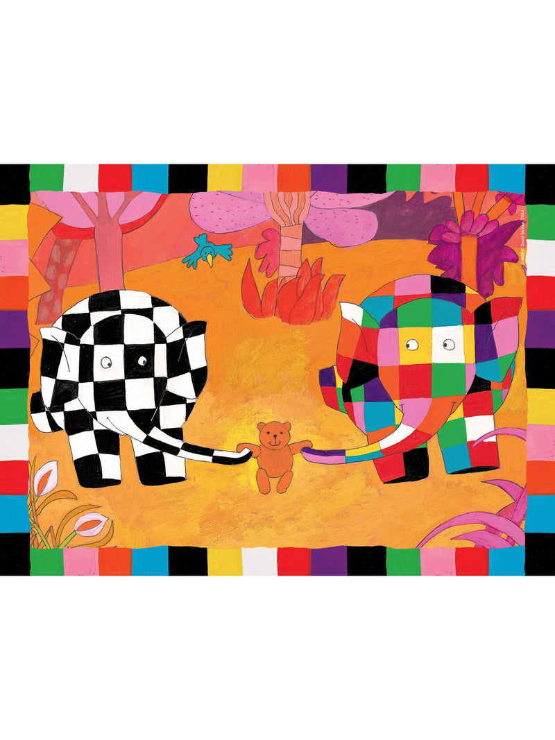 Elmer 4-in-1 jigsaw puzzle set 72 pieces (British brand)
