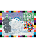 Elmer 4-in-1 jigsaw puzzle set 72 pieces (British brand)