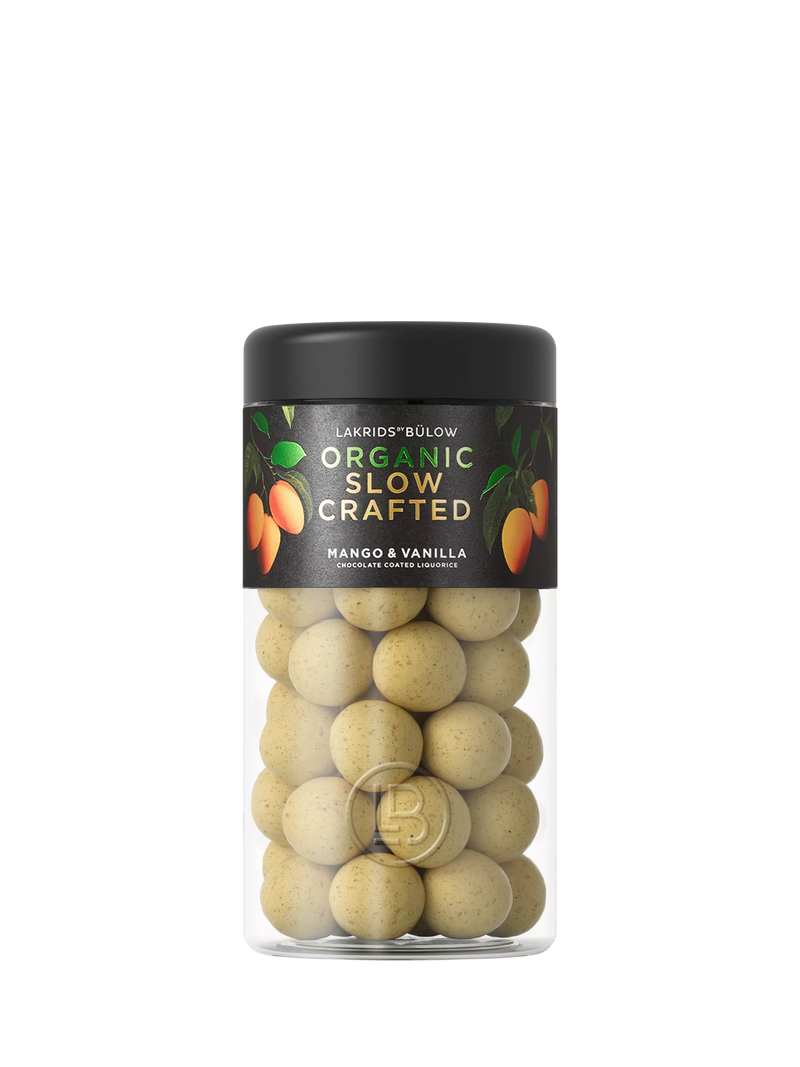 Lakrids By Bülow mango vanilla chocolate coated liquorice 265g (British brand)