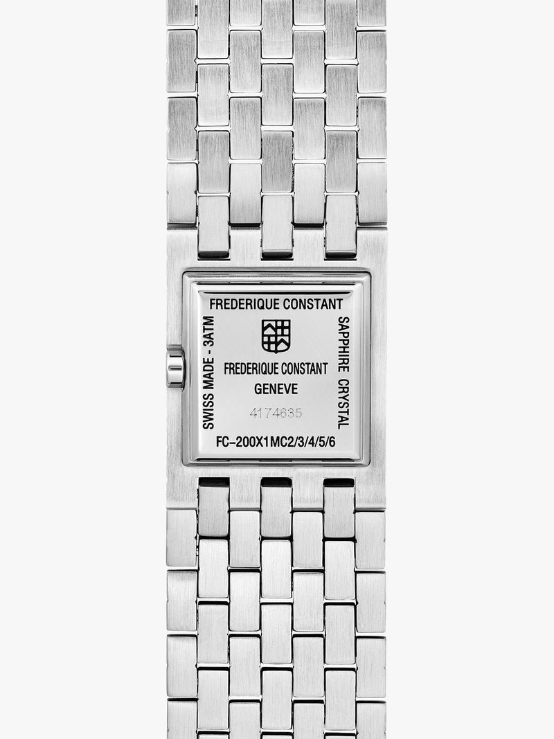 Frederique Constant women's square watch green malachite dial, imported from the UK