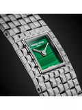 Frederique Constant women's square watch green malachite dial, imported from the UK