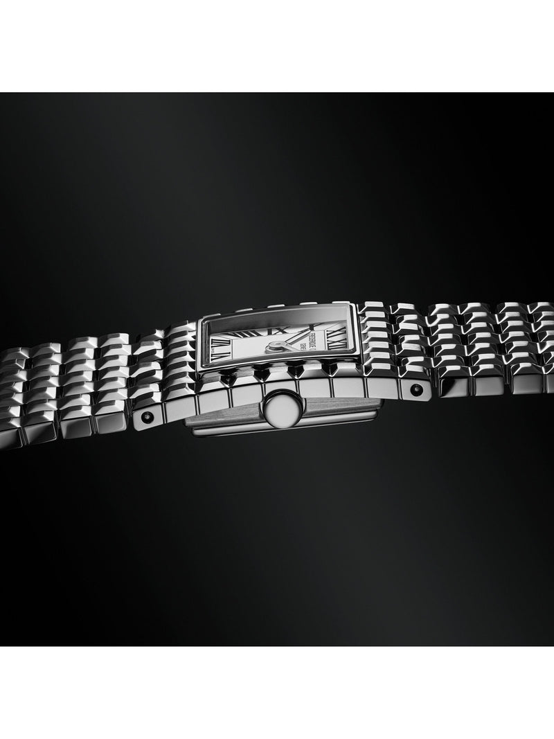 Frederique Constant Classics Manchette women's square watch silver bracelet - British product