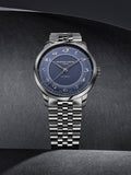 Frederique Constant Classics Premiere automatic watch with blue dial (British brand)