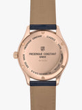 Frederique Constant watch blue dial leather strap, imported from the UK
