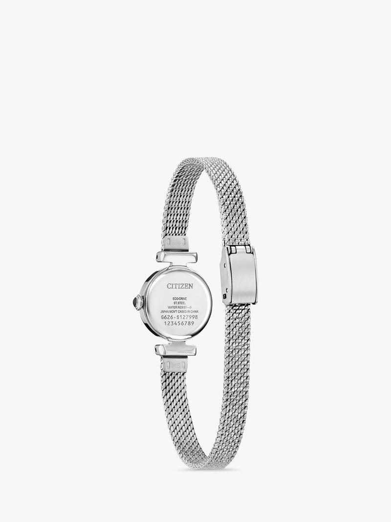 Citizen Fio women's silver mesh watch 18mm, UK version