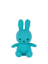 John Lewis Bon Ton Toys Miffy Corduroy Soft Toy Teal 23cm- Buy online at McGrocer