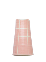 John Lewis The Small Home Check Vase Multi - Stoneware Vase - 17cm- Buy online at McGrocer