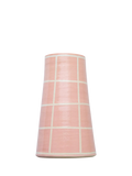The Small Home check vase multi H17cm (British brand)