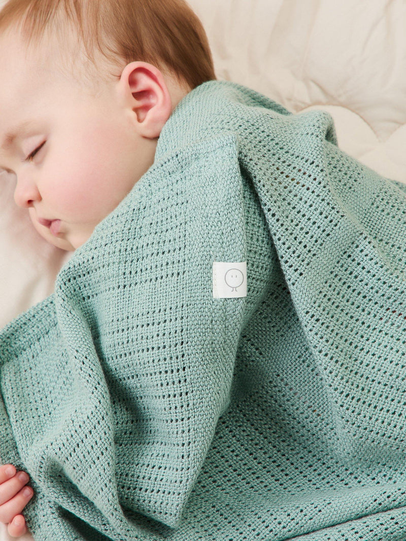 MORI baby cellular blanket 70x100cm bamboo cotton, UK version