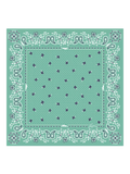 Longchamp silk bandana scarf mint 50cm, imported from the UK