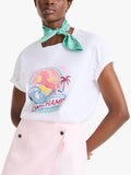Longchamp silk bandana scarf mint 50cm, imported from the UK