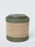 John Lewis seagrass basket avocado medium (British brand)