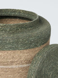 John Lewis seagrass basket avocado medium (British brand)