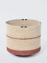 John Lewis John Lewis Seagrass Stripe Basket, Large, Natural- Buy online at McGrocer