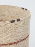 John Lewis seagrass stripe basket large natural - British product