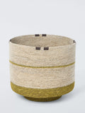 John Lewis seagrass stripe basket medium, imported from the UK
