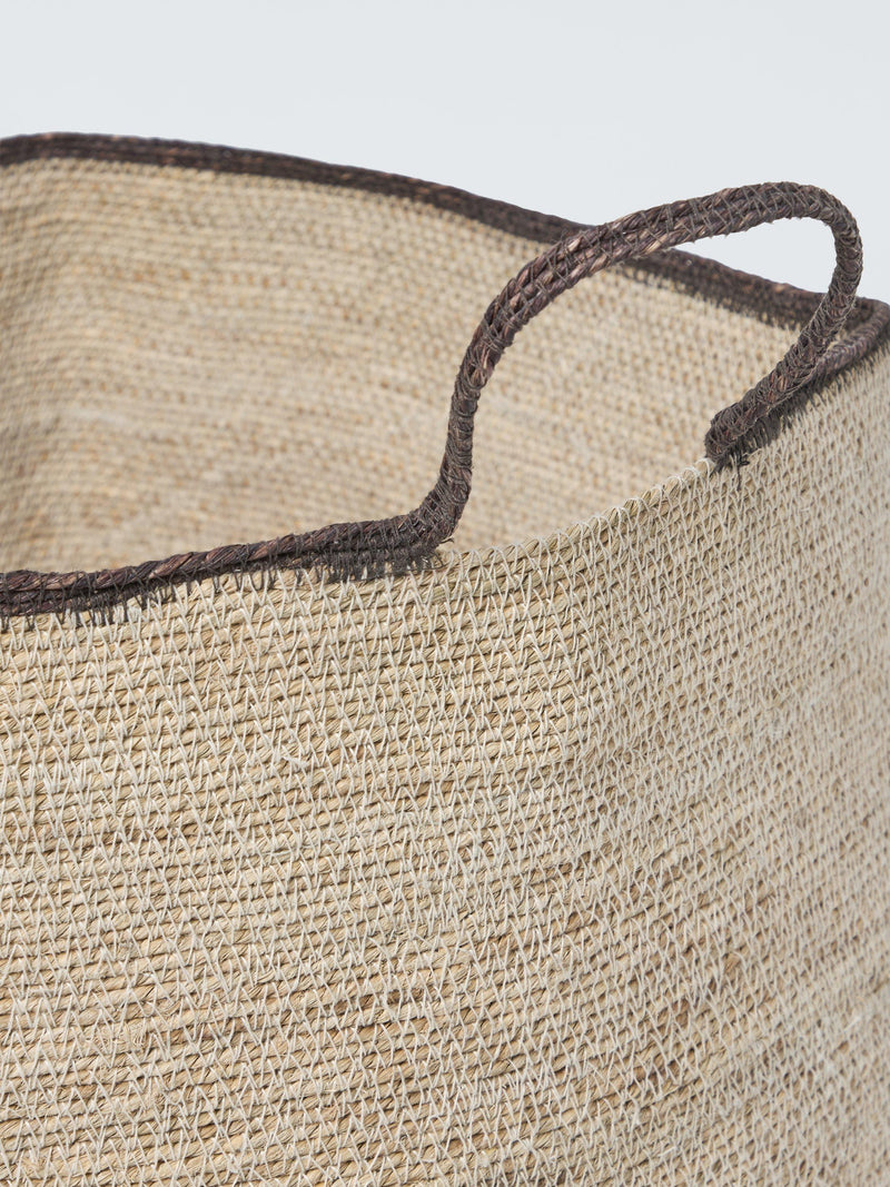 John Lewis hand-woven seagrass basket medium natural, UK version