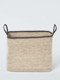 John Lewis seagrass basket with accent handles small, UK version