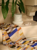 Zimmer + Rohde Evasion flax linen fabric colour block design - British product
