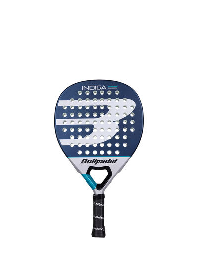 John Lewis Bullpadel Indiga Power Diamond Shaped Padel Racket, Blue/Navy- Buy online at McGrocer