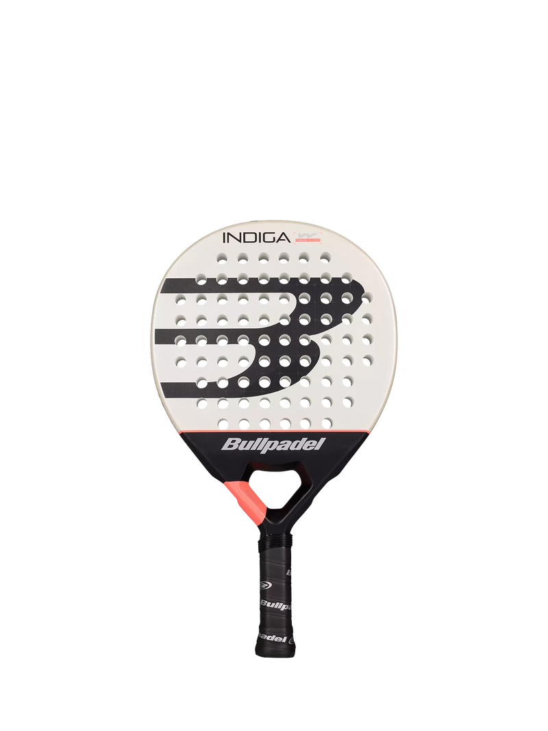 Bullpadel Indiga W round-shaped padel racket off white (British brand)