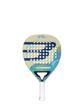 Bullpadel teardrop padel racket off white (British brand)