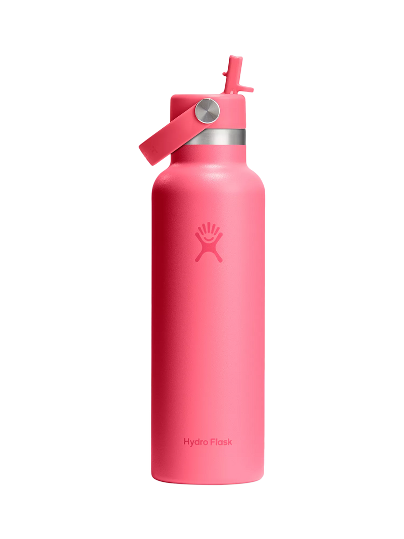 Hydro Flask Double Wall Vacuum Insulated Stainless Steel Flip Straw Drinks Bottle 621ml