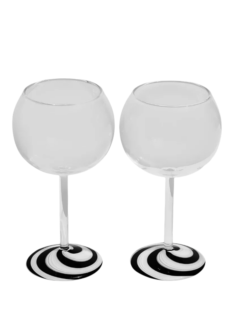 Fazeek Swirl Wine Glasses set of 2 140ml, UK version