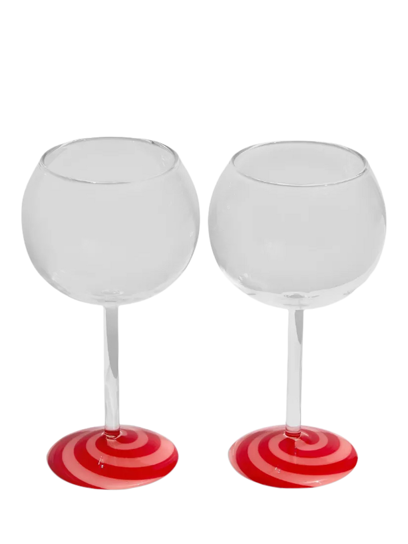 Fazeek Swirl wine glasses set of 2 140ml - British product