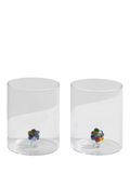 Fazeek Bloom Glass Tumblers set of 2 250ml, imported from the UK