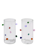 Fazeek Jewel highball glasses set of two 300ml - British product