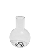 John Lewis Fazeek Swirl Glass Carafe Black/White 1.5L- Buy online at McGrocer