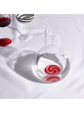 Fazeek swirl glass carafe red pink 1.5L (British brand)