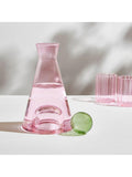 Fazeek Vice Versa glass carafe pink/green 1.4L, UK version