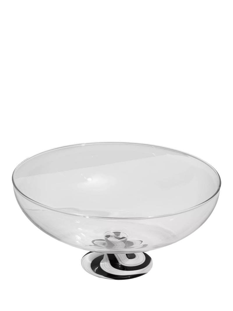 Fazeek Swirl salad bowl black white 25cm, imported from the UK