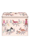 Sara Miller Dapper Dogs large storage tin, imported from the UK