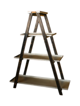 John Lewis Wilstone 3-Tier Galvanised Steel & Mango Wood Plant Ladder- Buy online at McGrocer