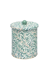 John Lewis William Morris Willow Boughs Biscuit Barrel, Blue- Buy online at McGrocer