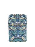 William Morris Strawberry Thief tin caddy 100g blue, UK version