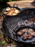 Kadai BBQ warming rack and hot plate 80cm, imported from the UK