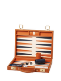 Aspinal of London leather backgammon set 13-inch, UK version