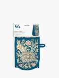 Museums & Galleries V&A Trent double oven glove in Blue/Multi, UK version