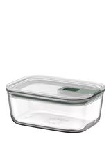 John Lewis Mepal EasyClip Oven Safe Glass Food Storage Container, 700ml, Nordic Sage- Buy online at McGrocer
